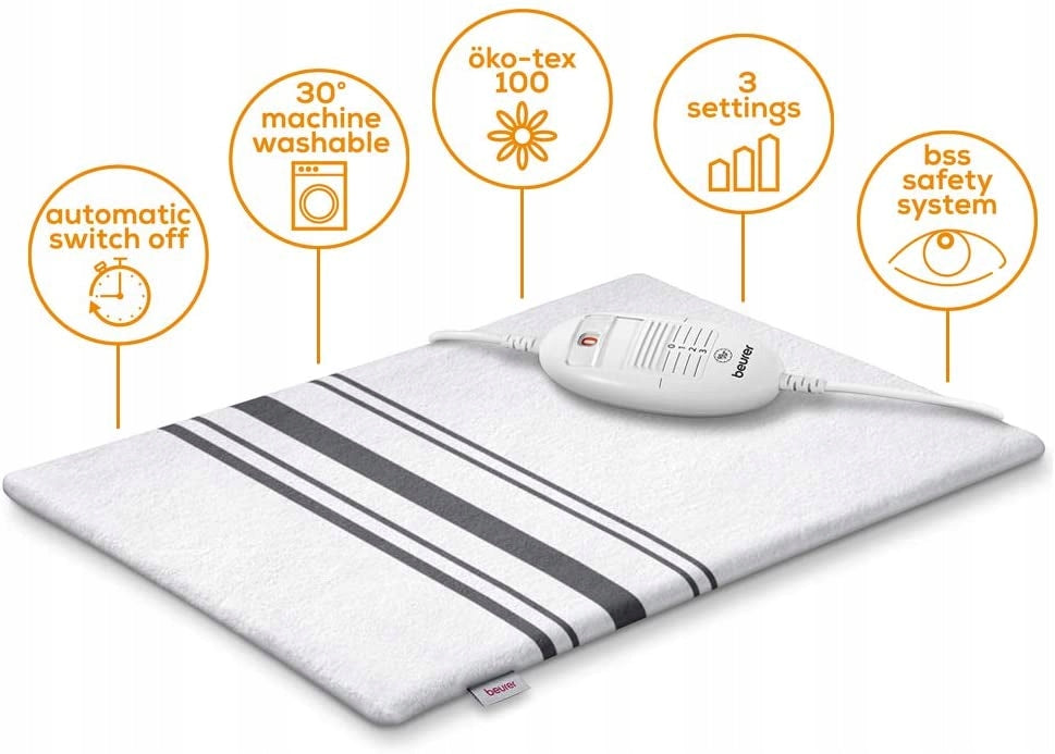Electric cushion Beurer HK 25 100 W 30x40 cm white Packaging status original