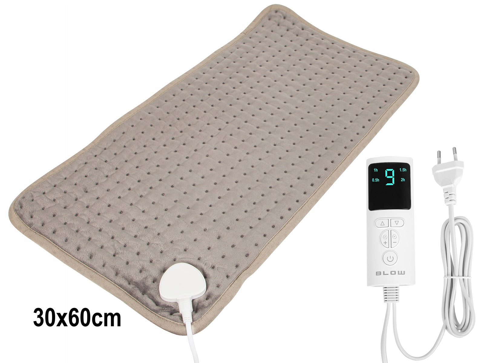 Electric cushion Blow grey 60x30 cm with temperature control and remote control