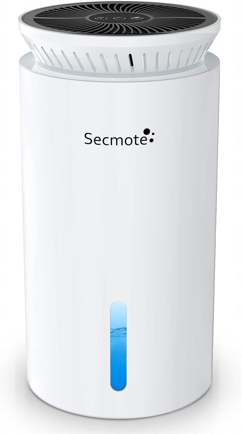 Electric dehumidifier, 2000 ml, silent dehumidifier 50 m²