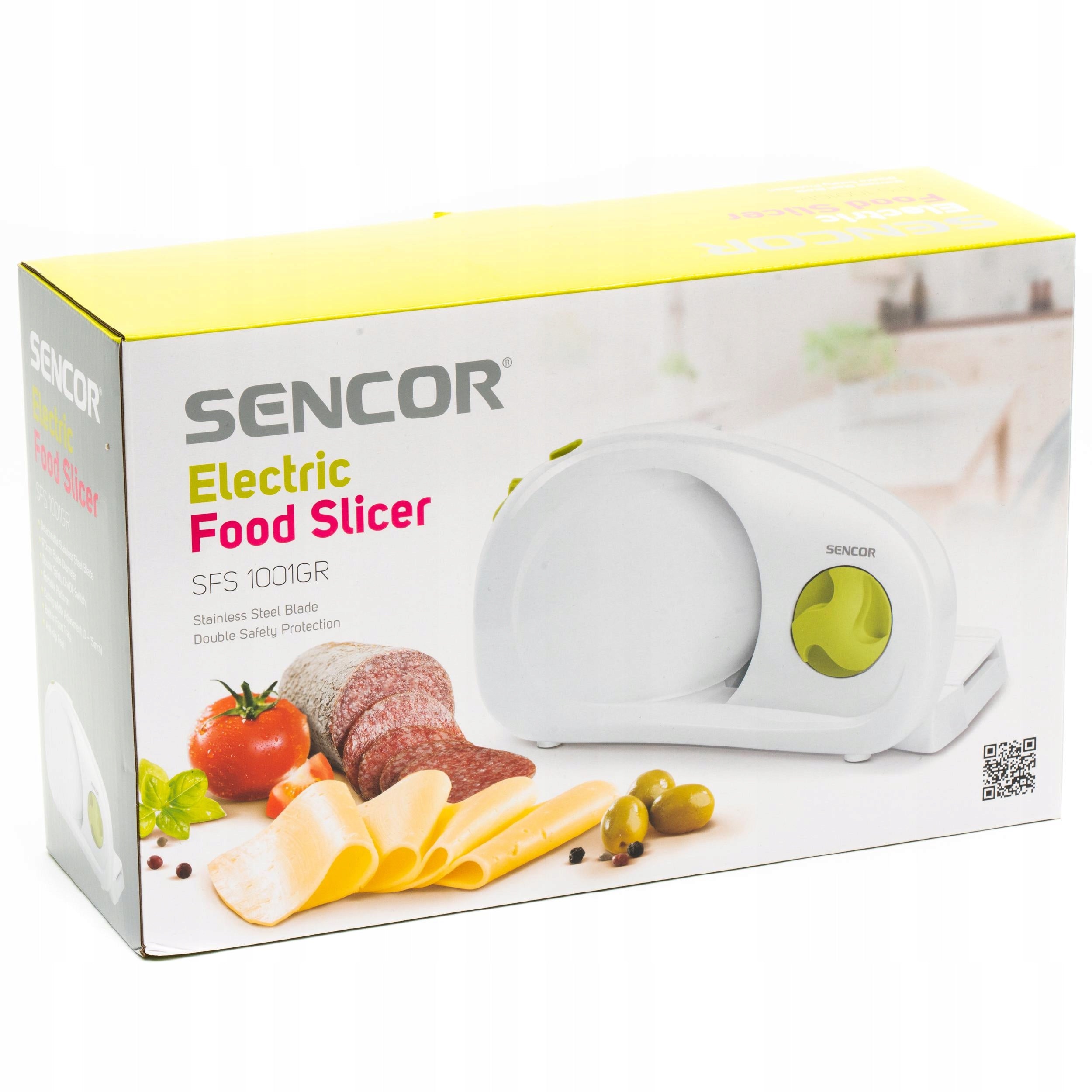 Electric food slicer with guide 100W Sencor SFS 1001GR Manufacturer code SFS 1001GR
