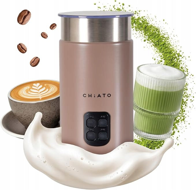 Electric frother and milk heater 4 in 1 steel 240 ml Brand CHiATO