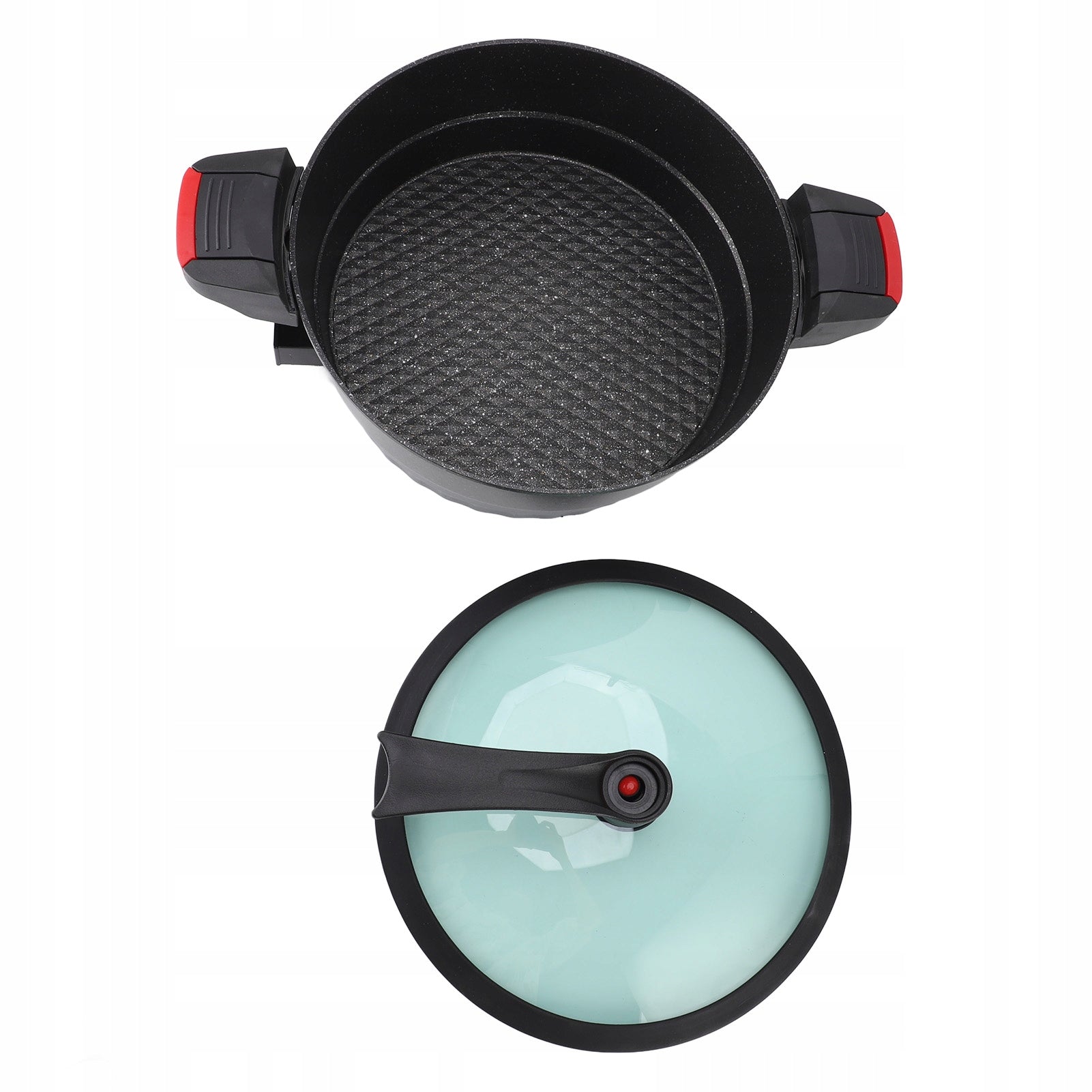 Electric frying pan and frying pan 1500W stainless steel Impenetrable M5 Dominant color multicolor