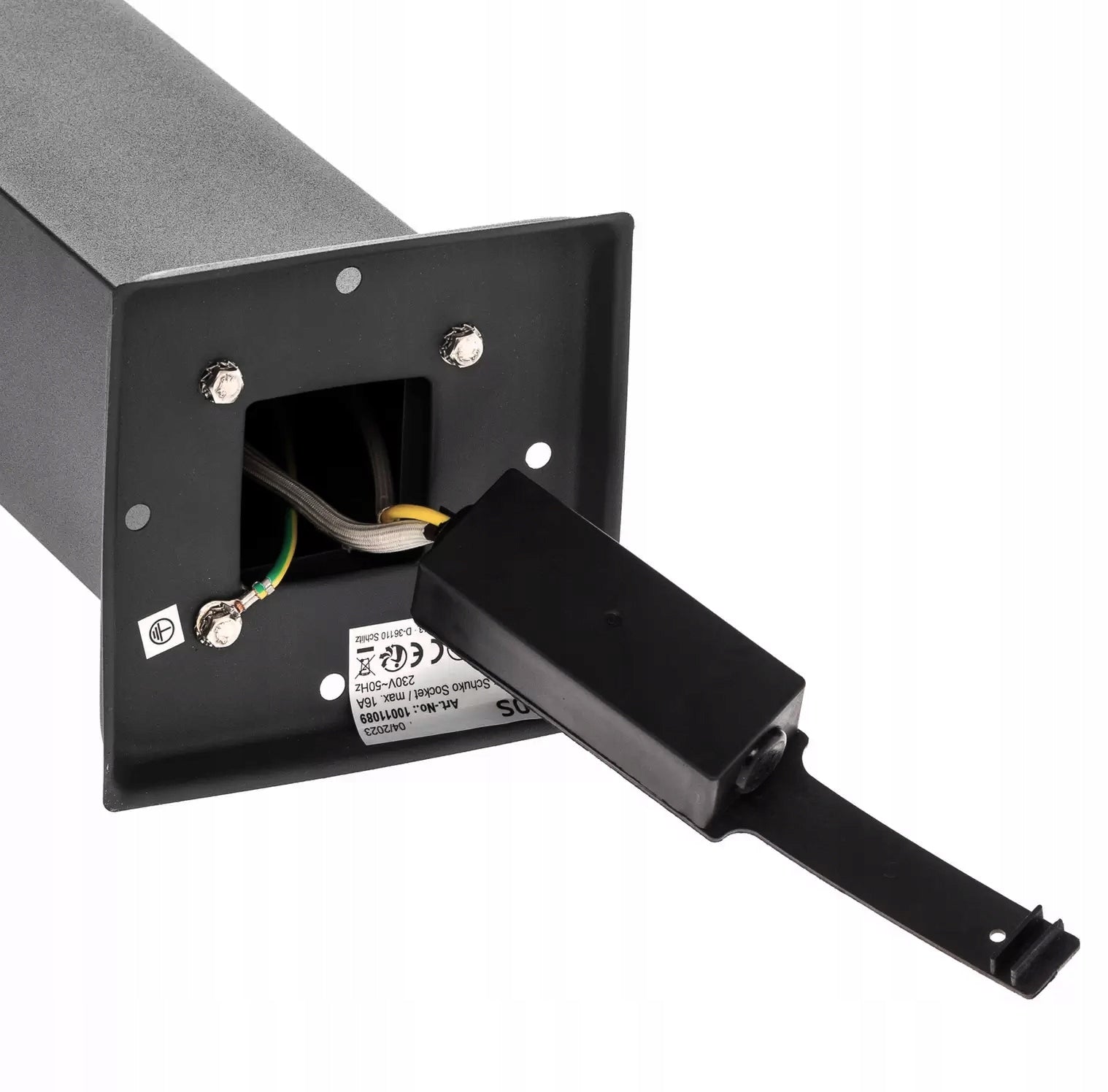 Electric garden post 4x hermetic socket 230V Product height 30 cm