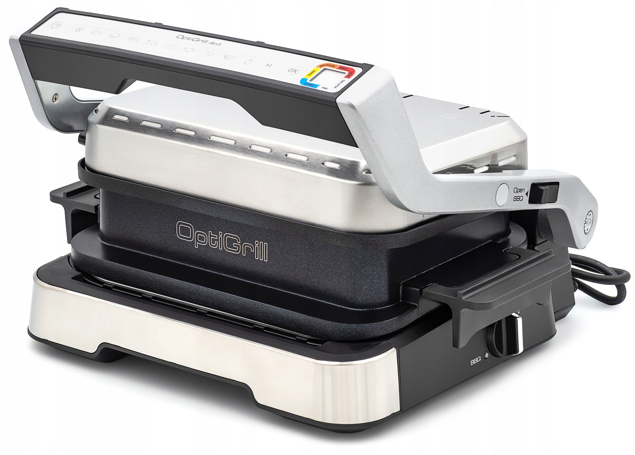 Electric grill 4in1 TEFAL OPTIGRILL GC774D30 Housing material metal