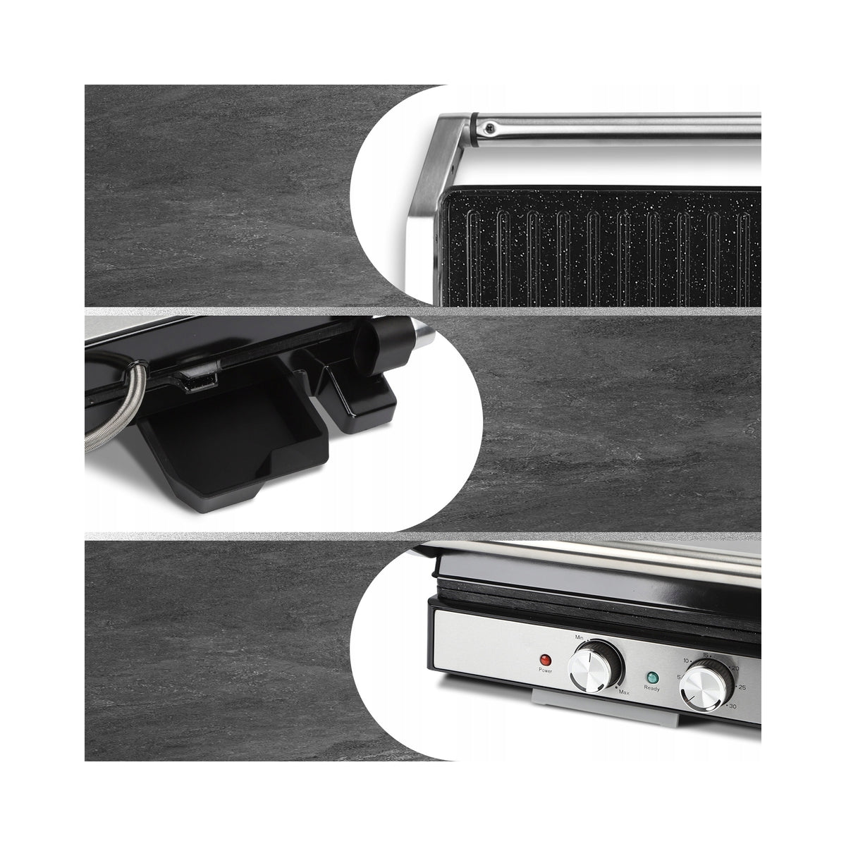 Electric grill Aigostar Roast 2000 W with temperature control and timer