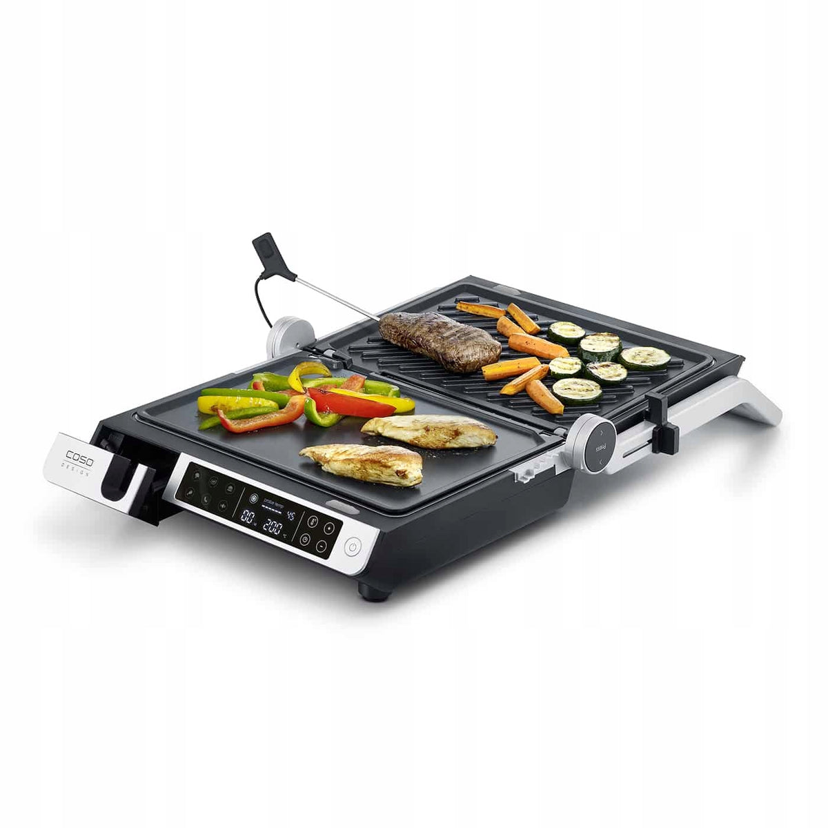 Electric grill CASO Germany SteakMaster Pro 2000 W silver/grey Brand CASO Germany
