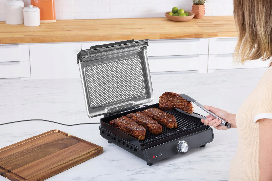 Electric grill NINJA Sizzle GR101EU homemade 2 plates 2in1 Model GR101EU