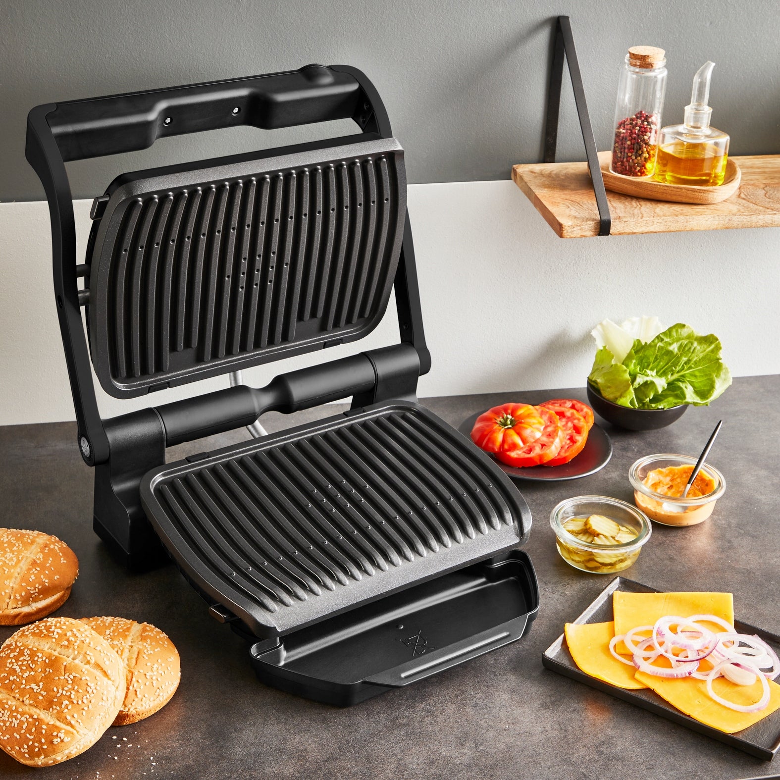Electric grill Optigrill+ GC7178 + SET ACC 2000 W waffles Temperature control yes