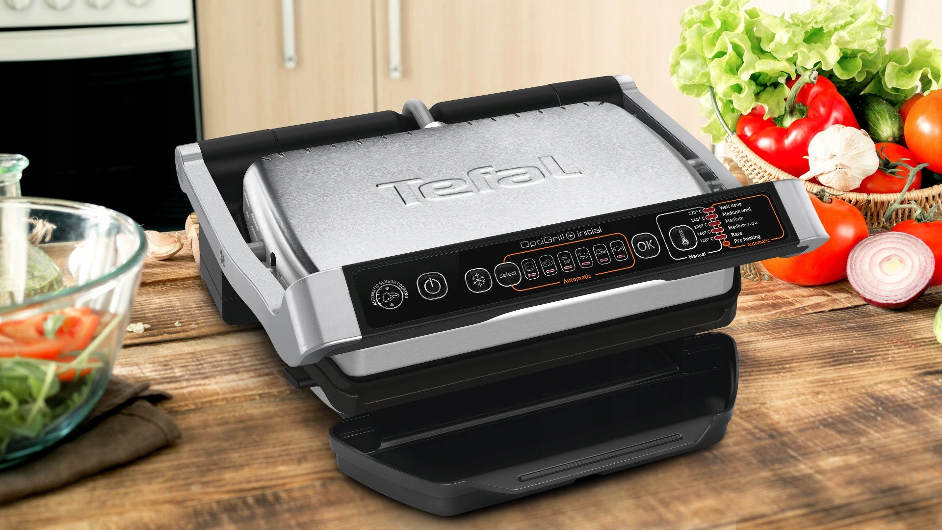 Electric grill TEFAL Optigrill GC706D Power 2000 W
