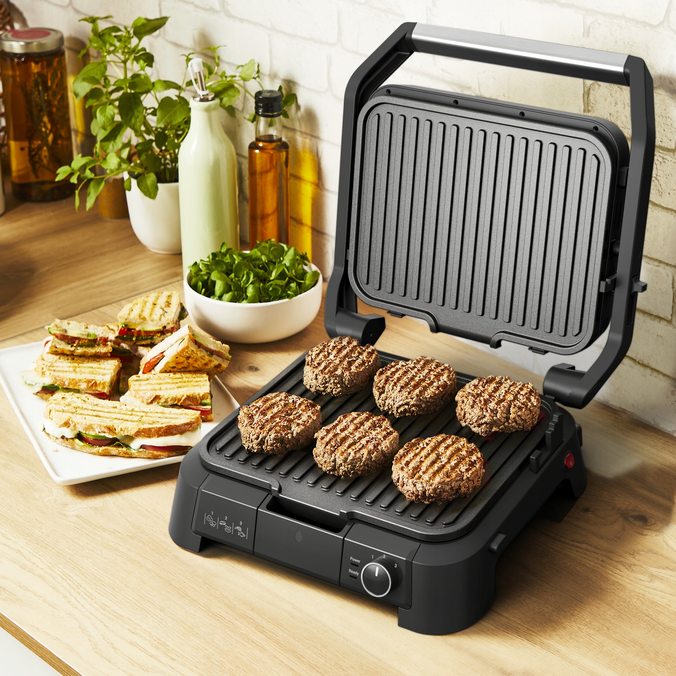Electric grill TEFAL SuperGrill 3in1 GC510DE0 panini toaster oven 2000W Manufacturer code GC510DE0