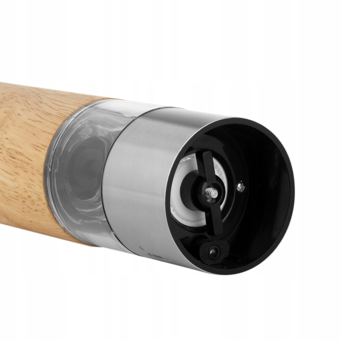 Electric grinder Botti Salto beige/silver salt and pepper grinder Batteries included no