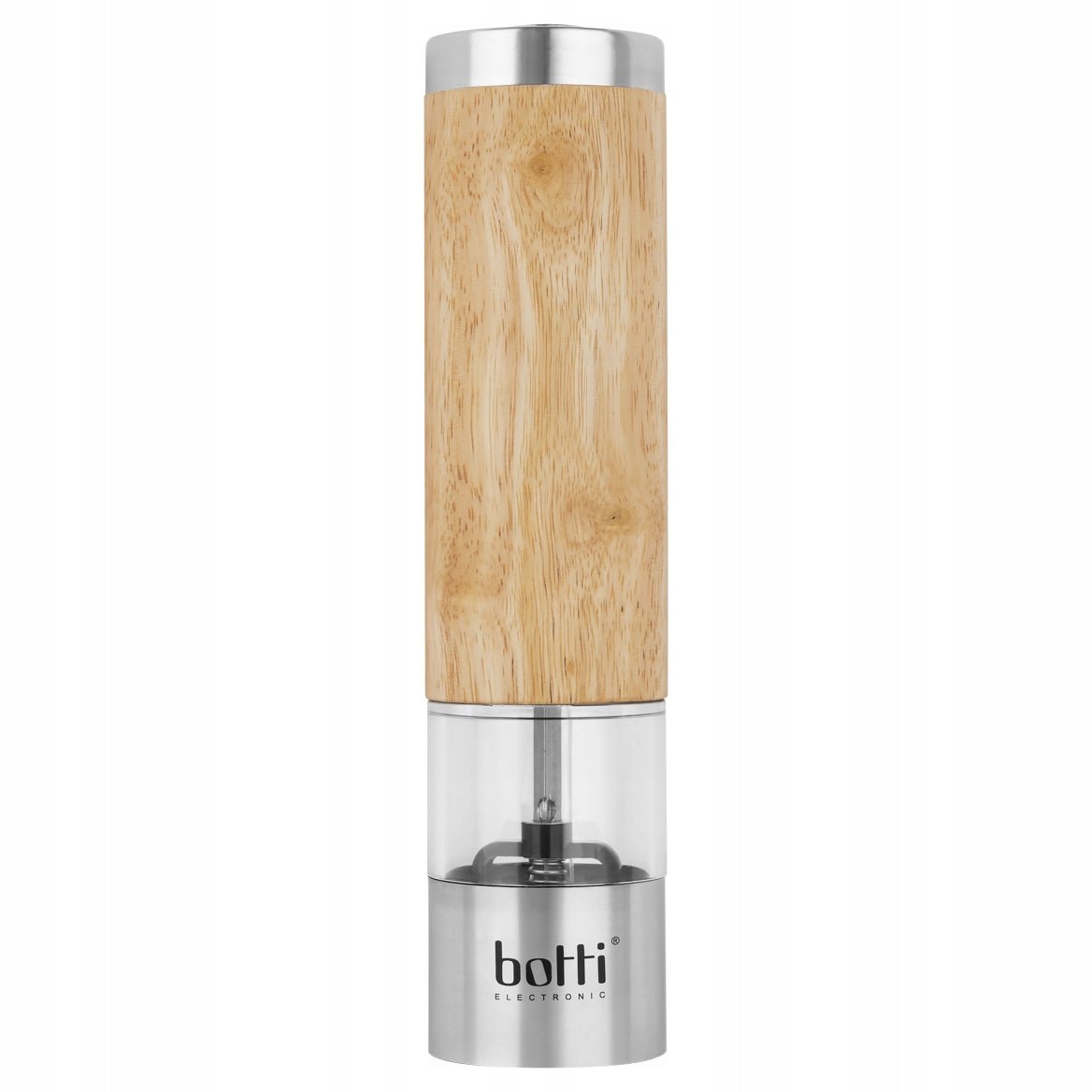 Electric grinder Botti Salto beige/silver salt and pepper grinder