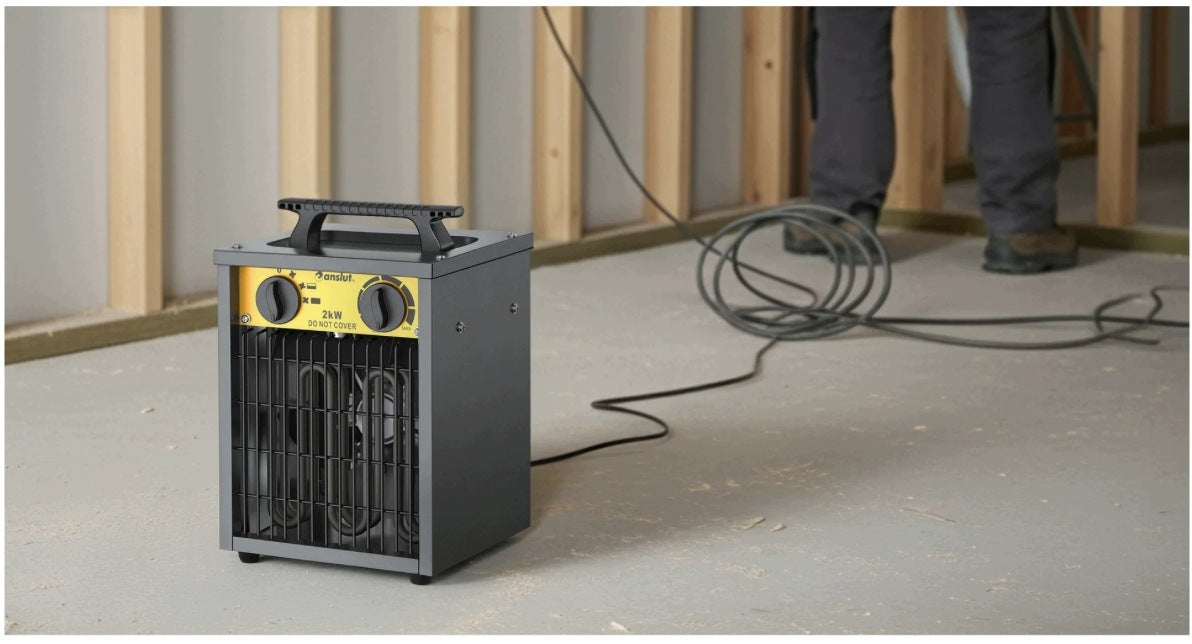 Electric heater Anslut 2000W 230V IPX4 fan Brand Anslut