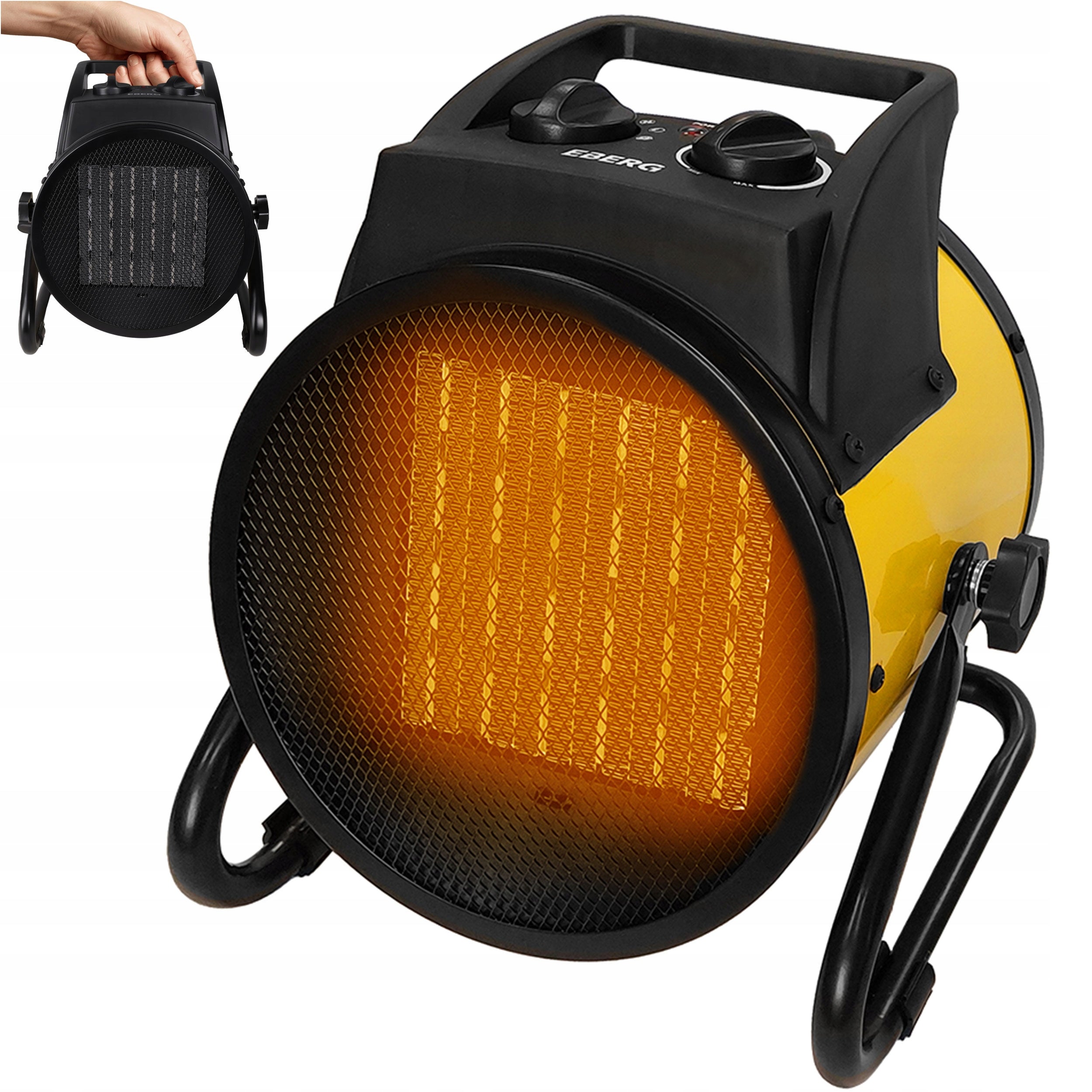 Electric heater EBERG 3kW PTC blower apron heater + thermostat