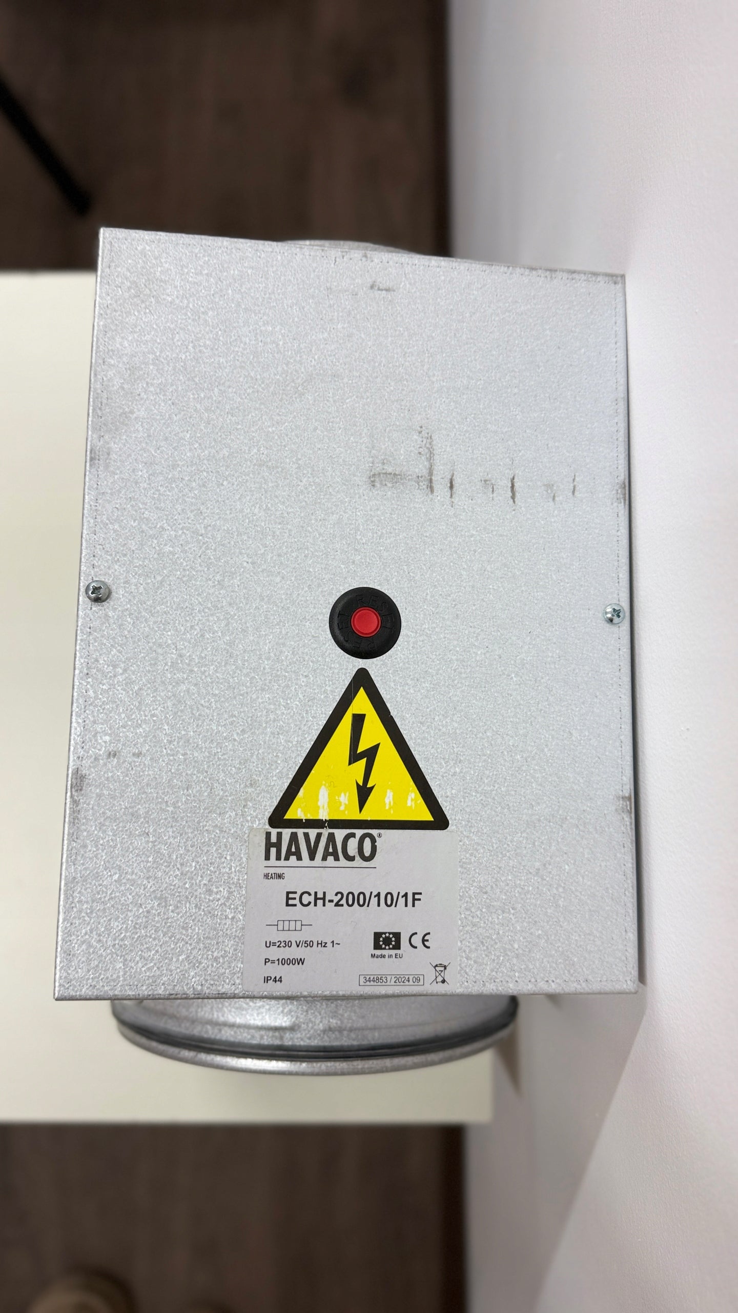 Electric heater Havaco ECH-100/03/1F 0,3kW Brand Havaco