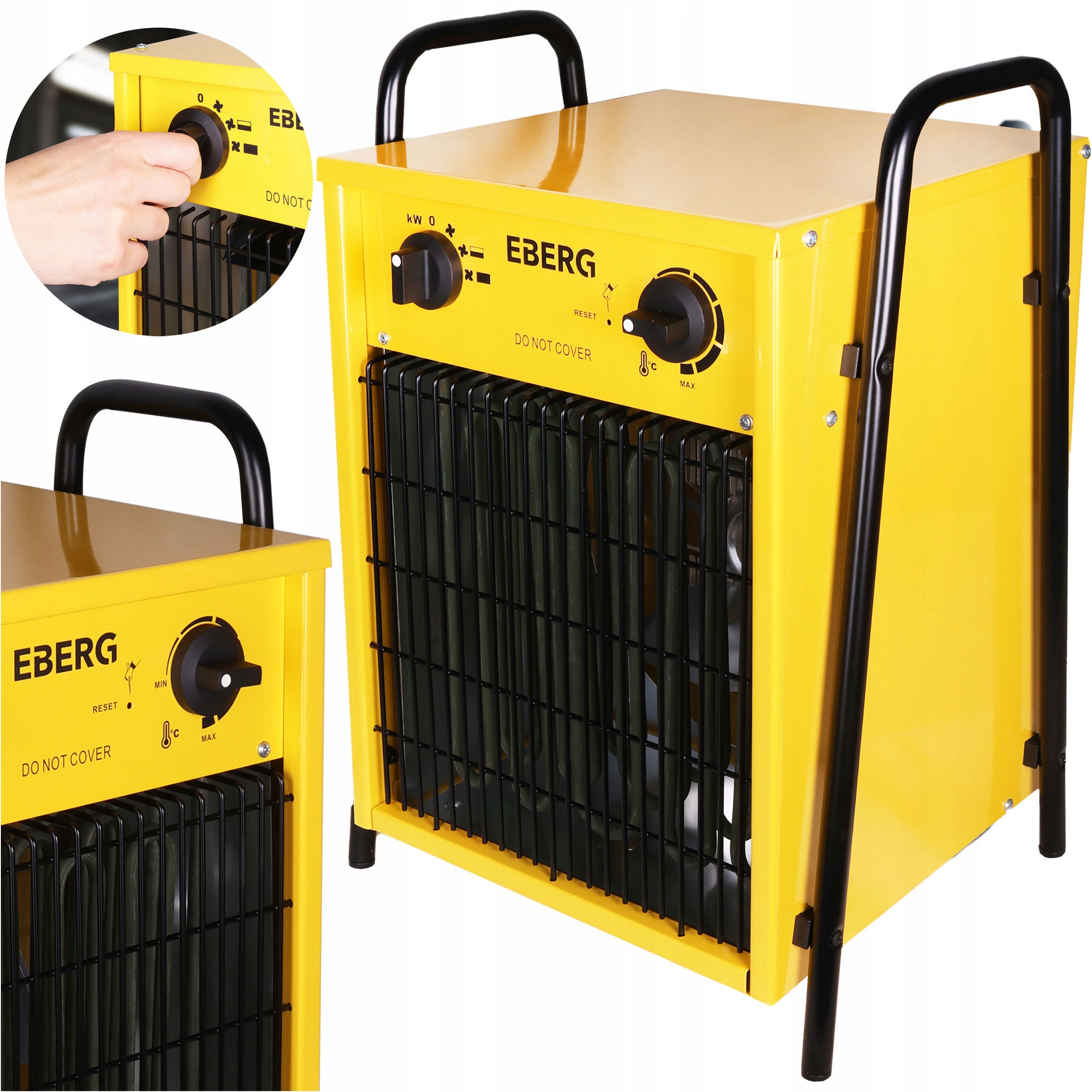 Electric heater apron blower heater + thermostat EBERG 9kW PRO