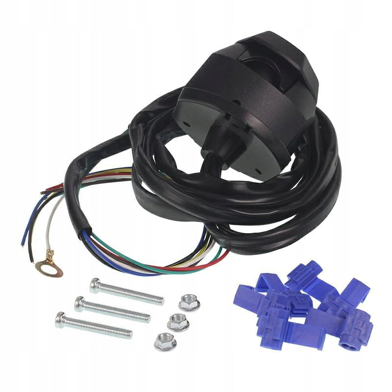 Electric hook harness 7 pin universal, socket 7 pin + cable 1,5m