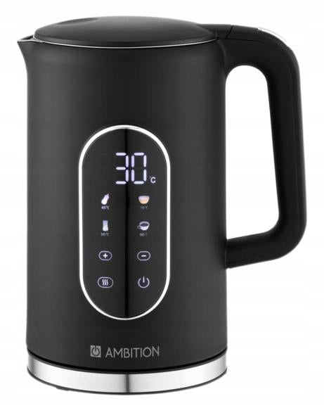 Electric kettle AMBITION Magnat Digital 1,7l Black and silver