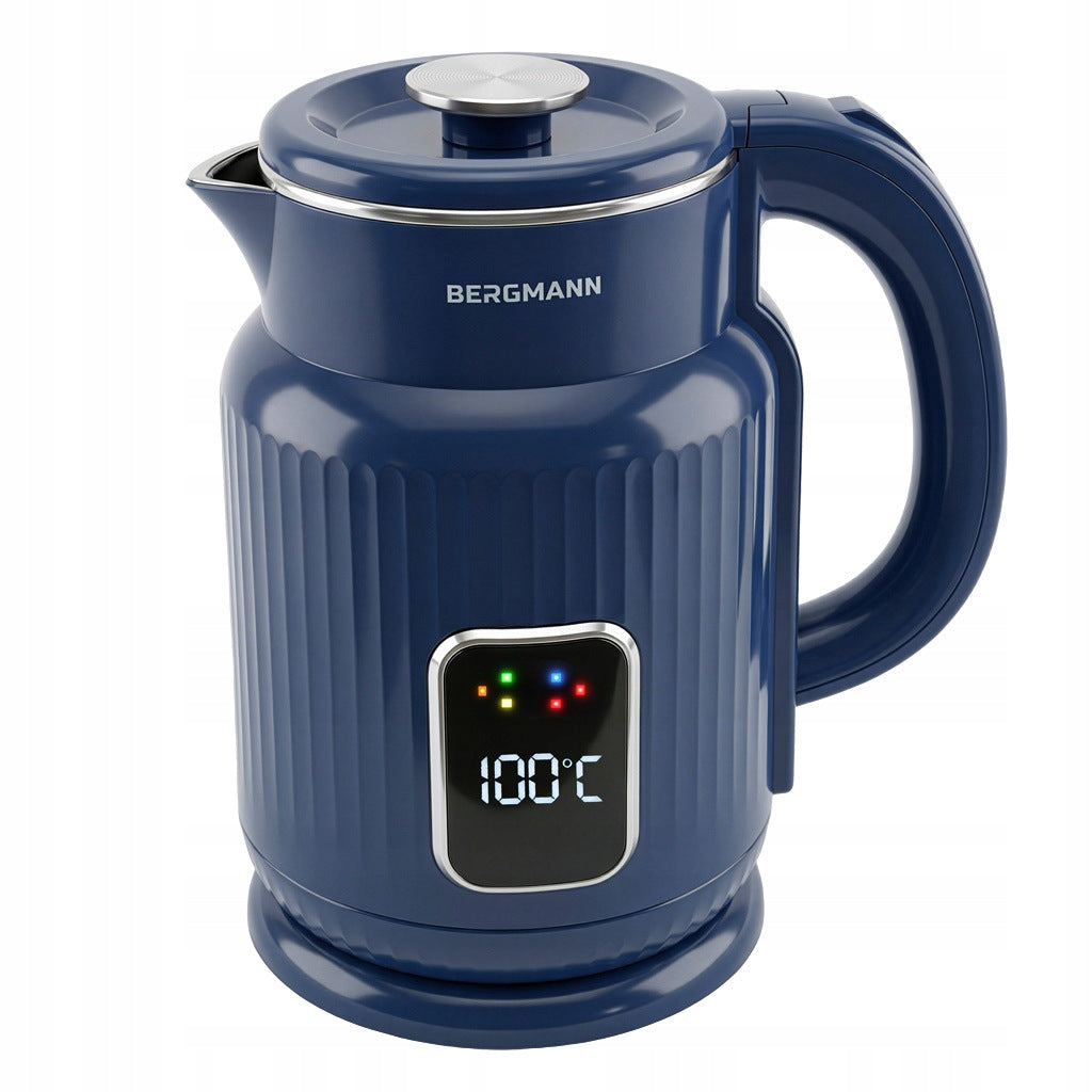 Electric kettle BERGMANN 1,5 L Powerful 1800W Display Packaging status original