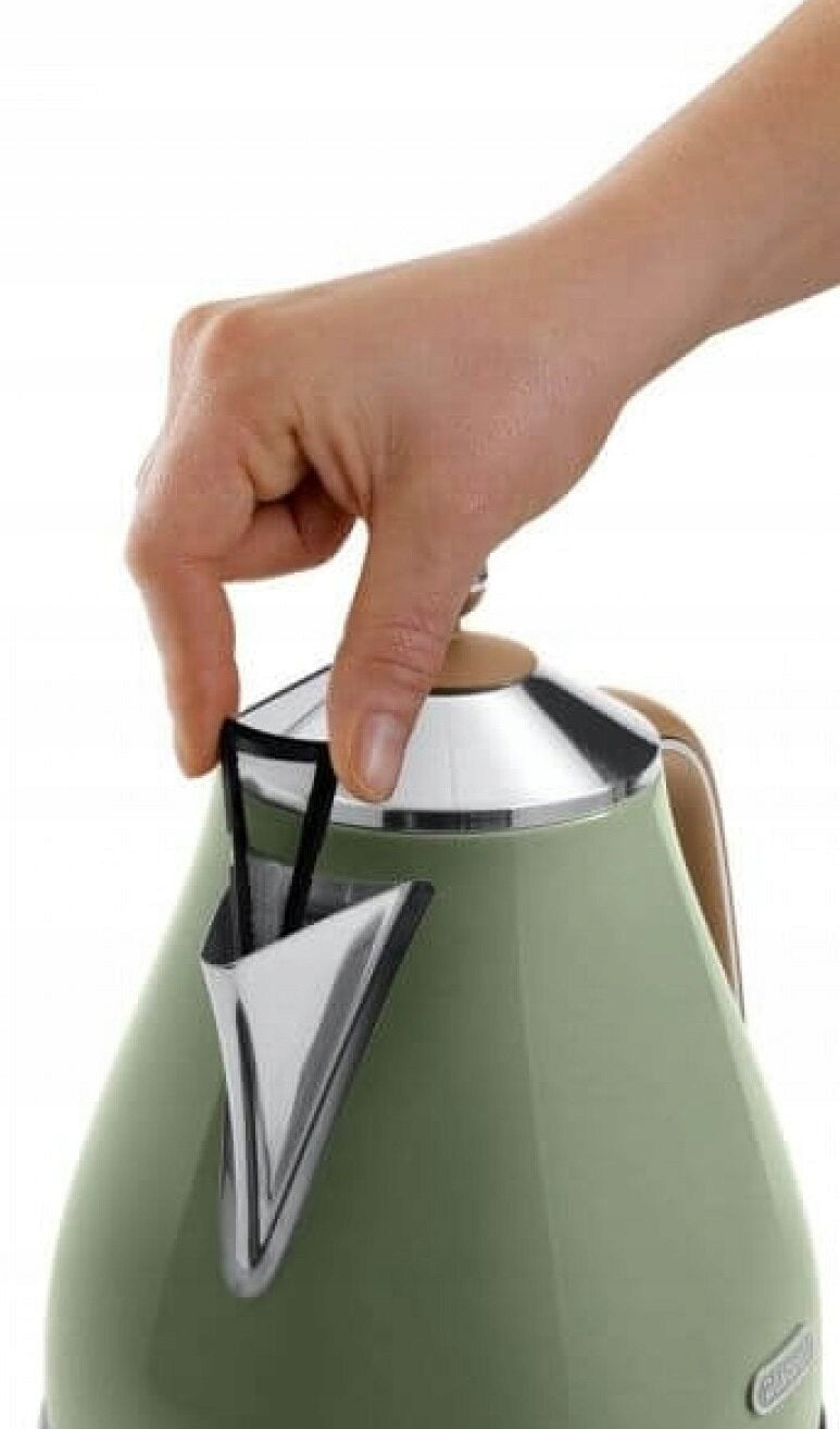 Electric kettle DE LONGHI KBOV2001.GR 1.7L Dominant color green