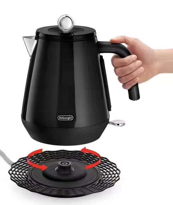 Electric kettle De'Longhi KBY2001 BK 2200 W 1,7 l black Manufacturer code KBY2001 BK
