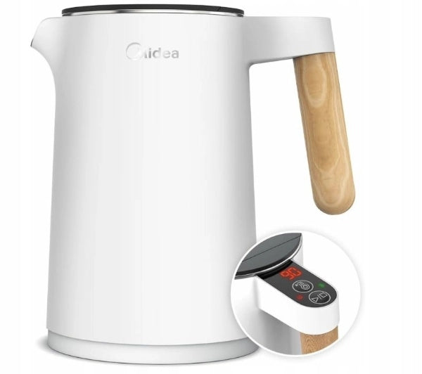 Electric kettle Midea MK-HE1533 1,5L 2200W Temperature control Dominant color white
