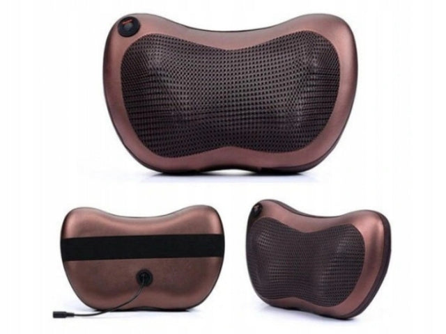 Electric massage pillow for neck shiatsu