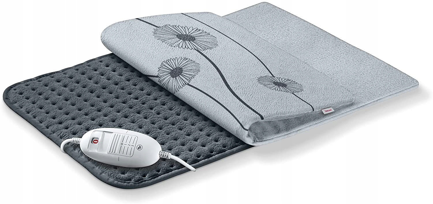 Electric mat Beurer HK 125 XXL grey fleece 100 W 60x40 cm
