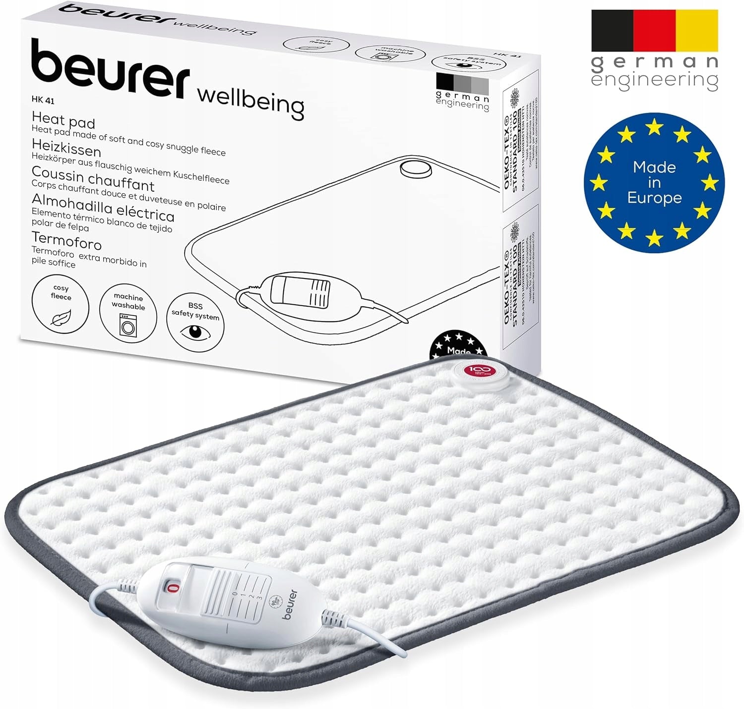 Electric mat Beurer HK41 44x33 cm white Manufacturer code 4211125276850