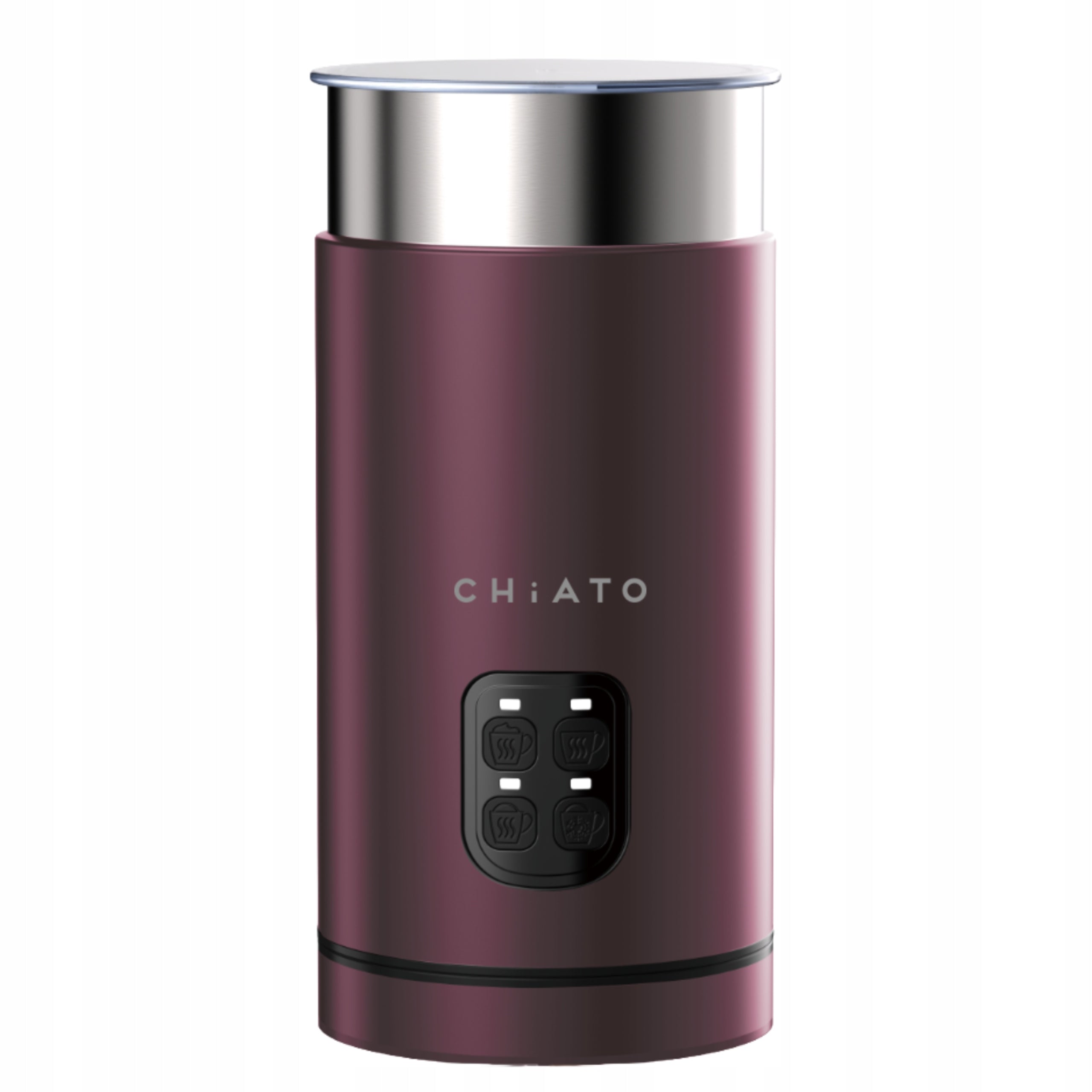 Electric milk frother CHiATO milkPLAY - burgundy