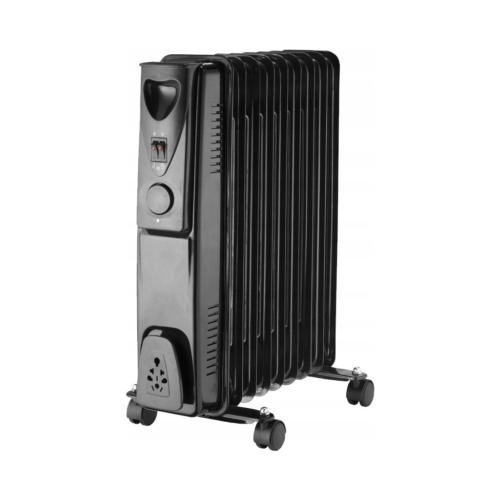 Electric oil heater 9 ribs black Volteno VO0156 2000W