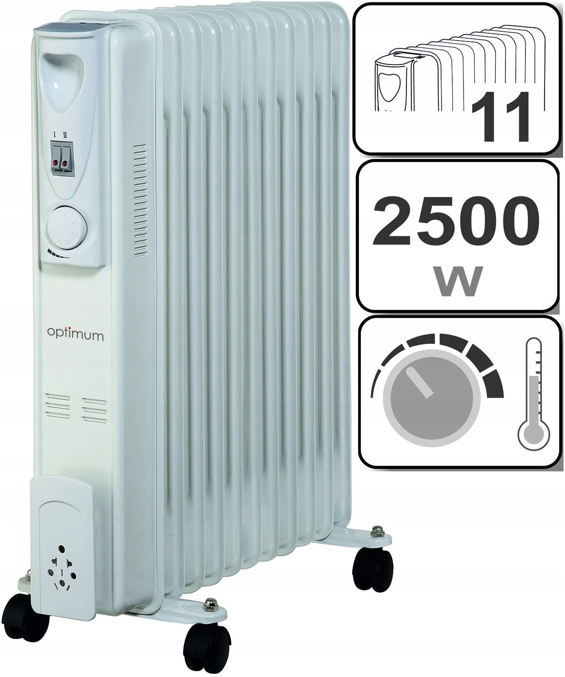 Electric oil heater Optimum OS-1711 2500 W