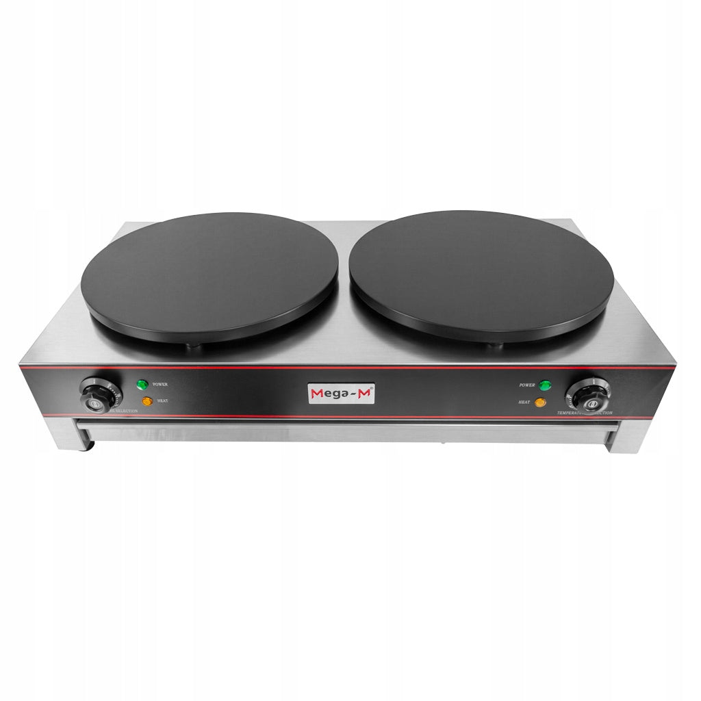 Electric pancake maker Mega-M 2x3000W double Packaging status original