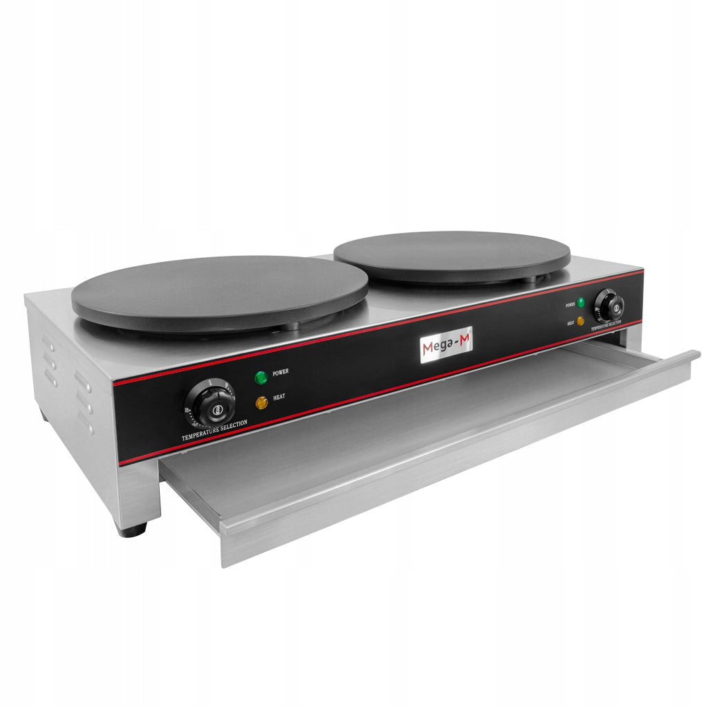 Electric pancake maker Mega-M 2x3000W double Power rating 3000 W