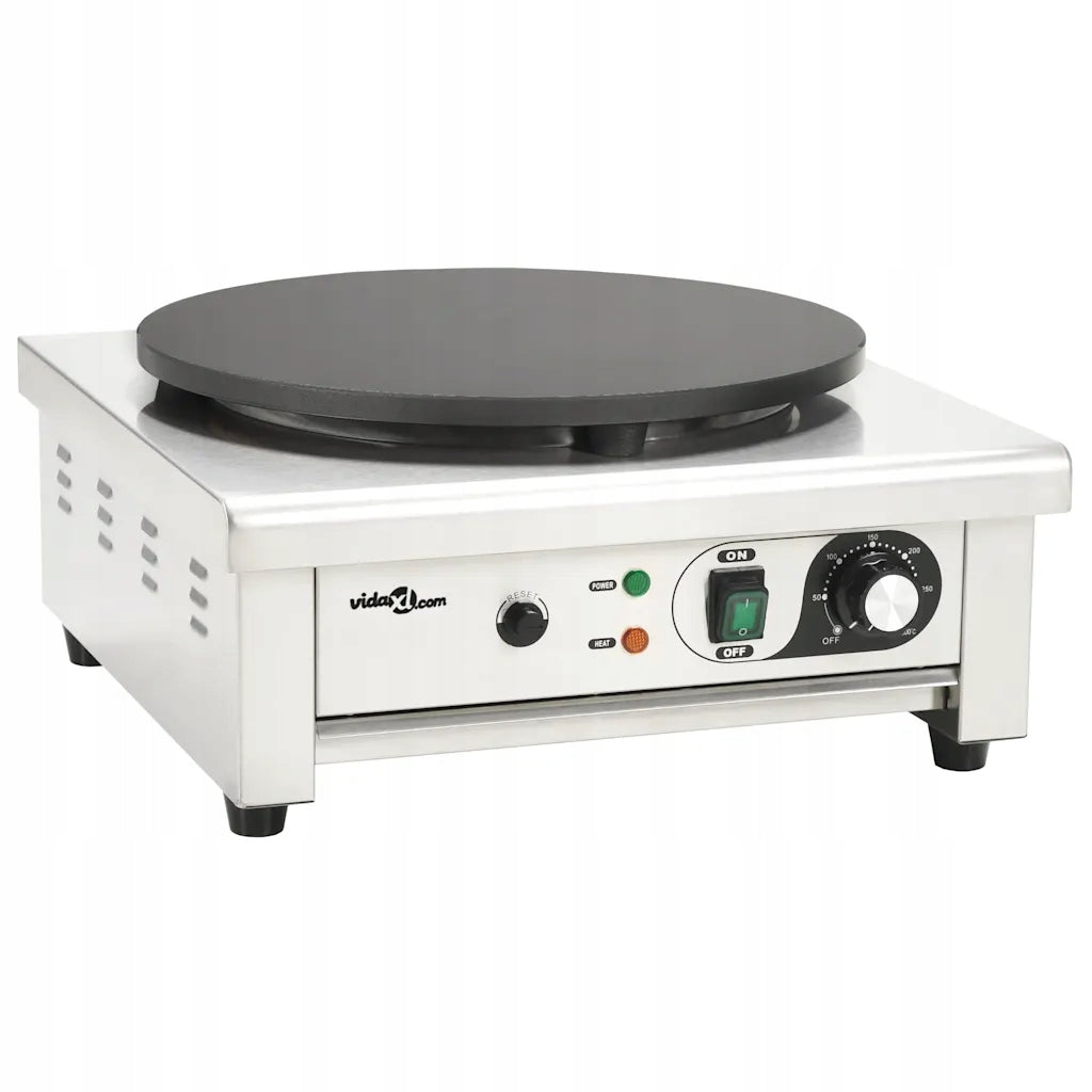 Electric pancake maker with pull-out tray, 40 cm