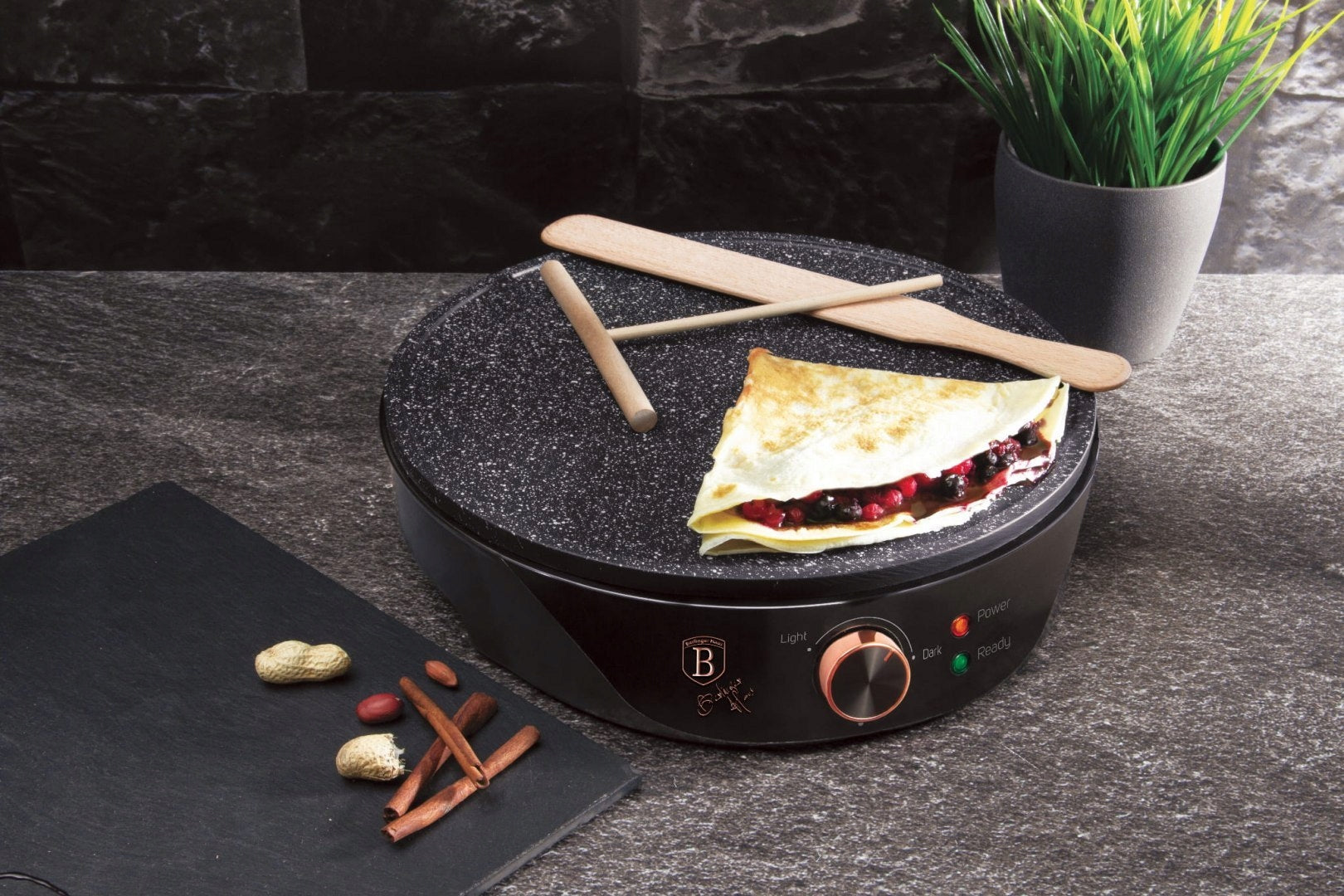 Electric pancake pan Berlinger Haus Black Rose BH-9277 Manufacturer code 4900969126291