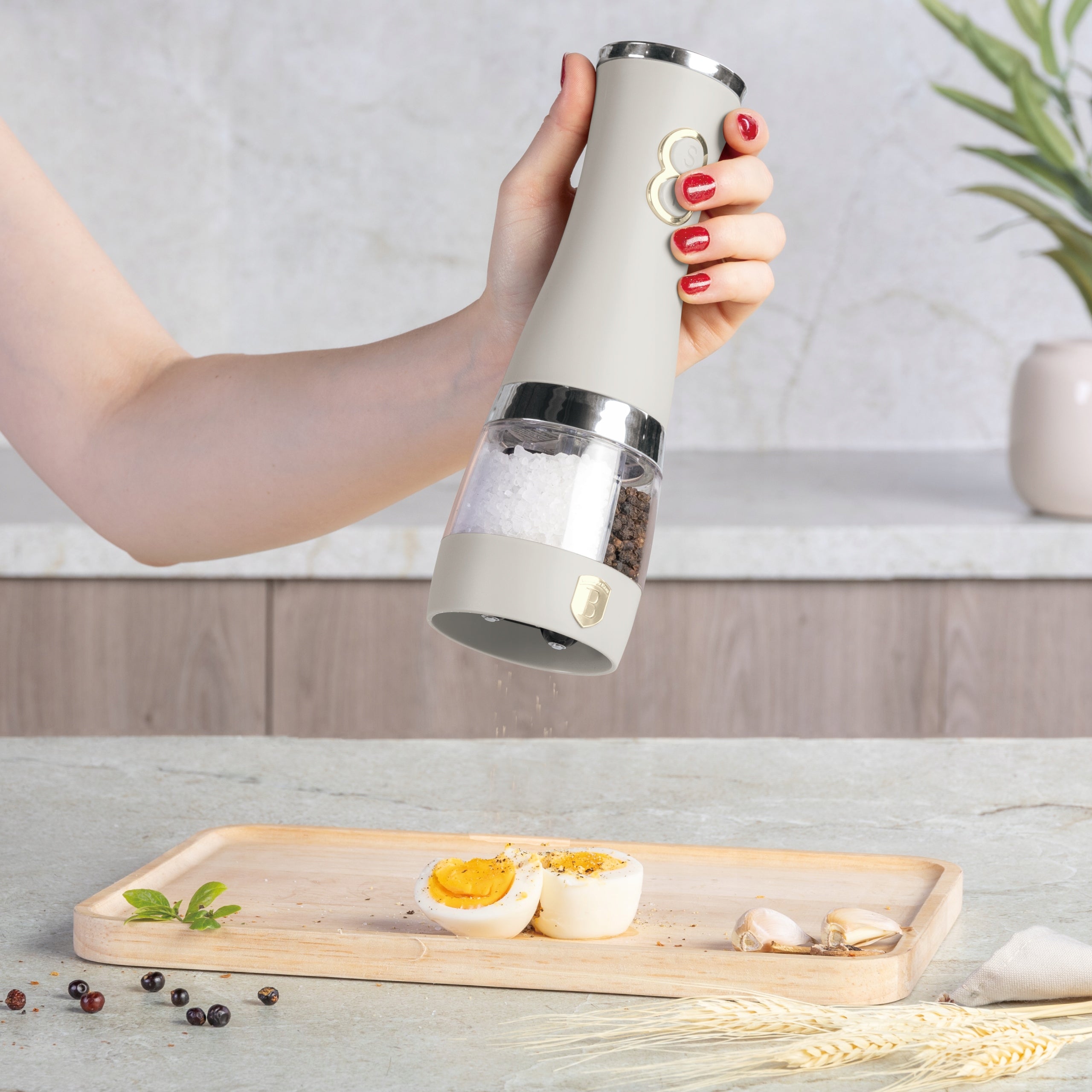 Electric pepper and salt grinder 2 in 1 Berlingerhaus BH-9645 Sahara Manufacturer code BH-9645