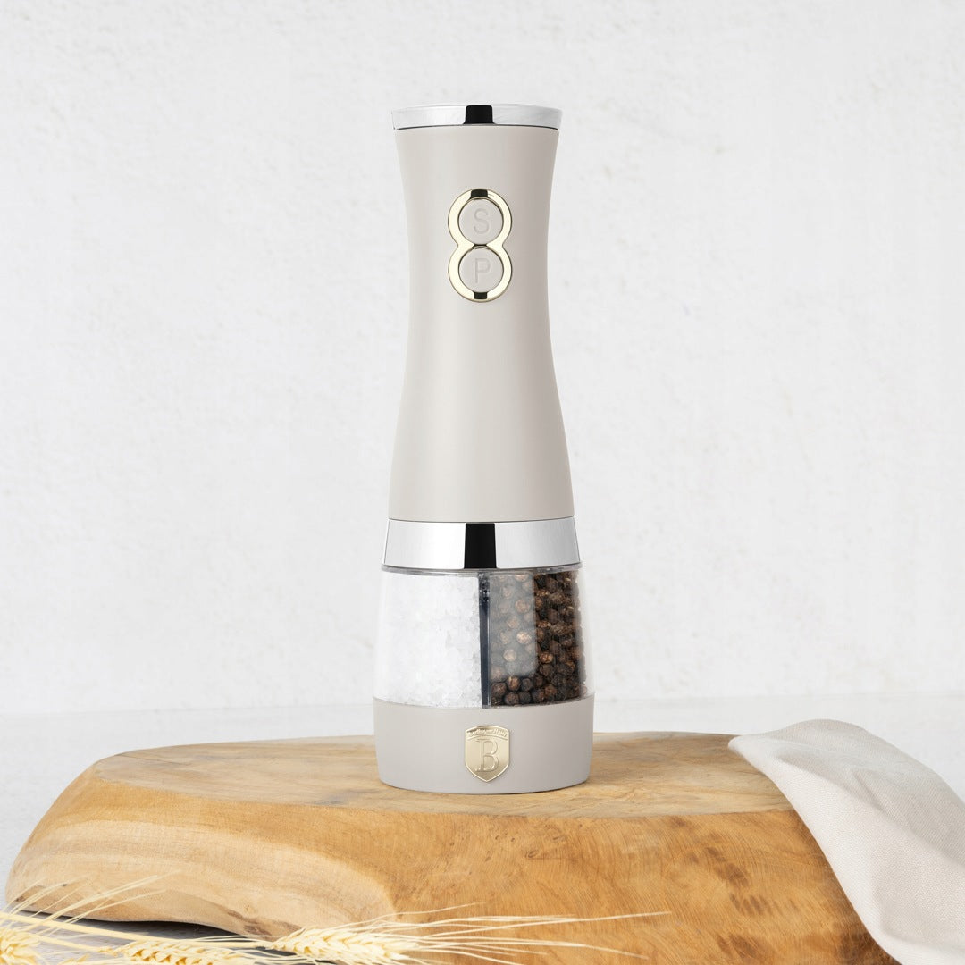 Electric pepper and salt grinder 2 in 1 Berlingerhaus BH-9645 Sahara Packaging status original