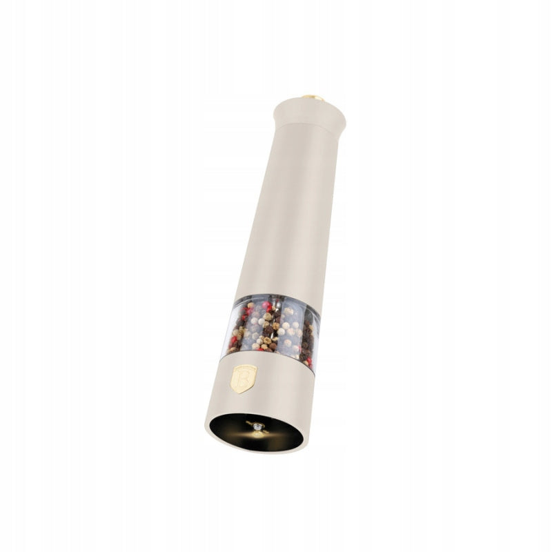 Electric pepper and salt grinders 2pcs BerlingerHaus Sahara BH-9545 Dominant color beige