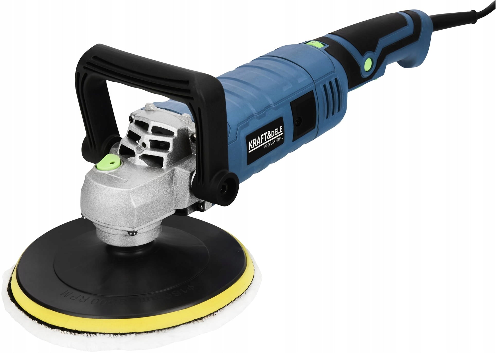 Electric polisher 2650W 180mm 800-3300 rpm set XXL KD3079 KRAFT&DELE