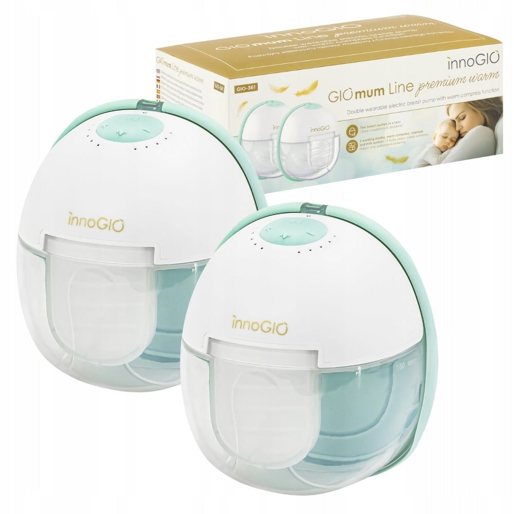 Electric shell breast pump InnoGIO GIO-361 double with warm compress