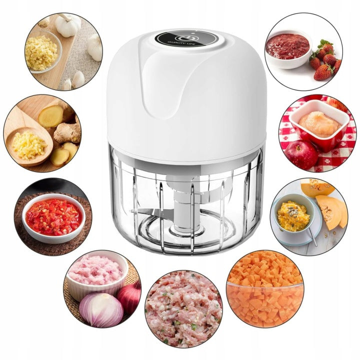 Electric shredder for vegetables, fruits, onions and herbs, chopper Brand no brand