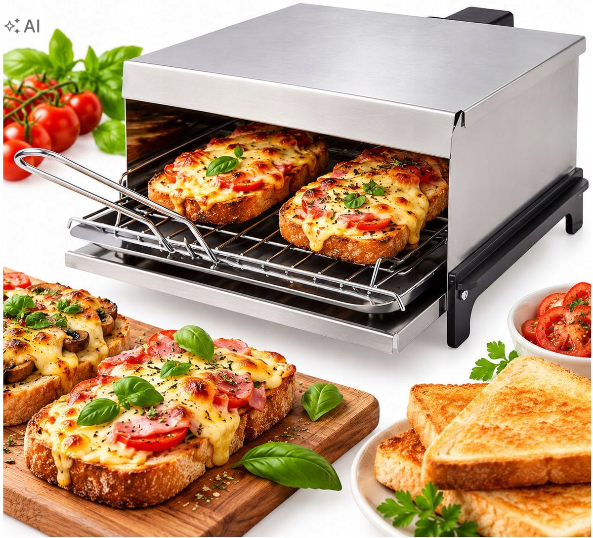 Electric toaster oven, party grill AKA VINTAGE PRL TG-12