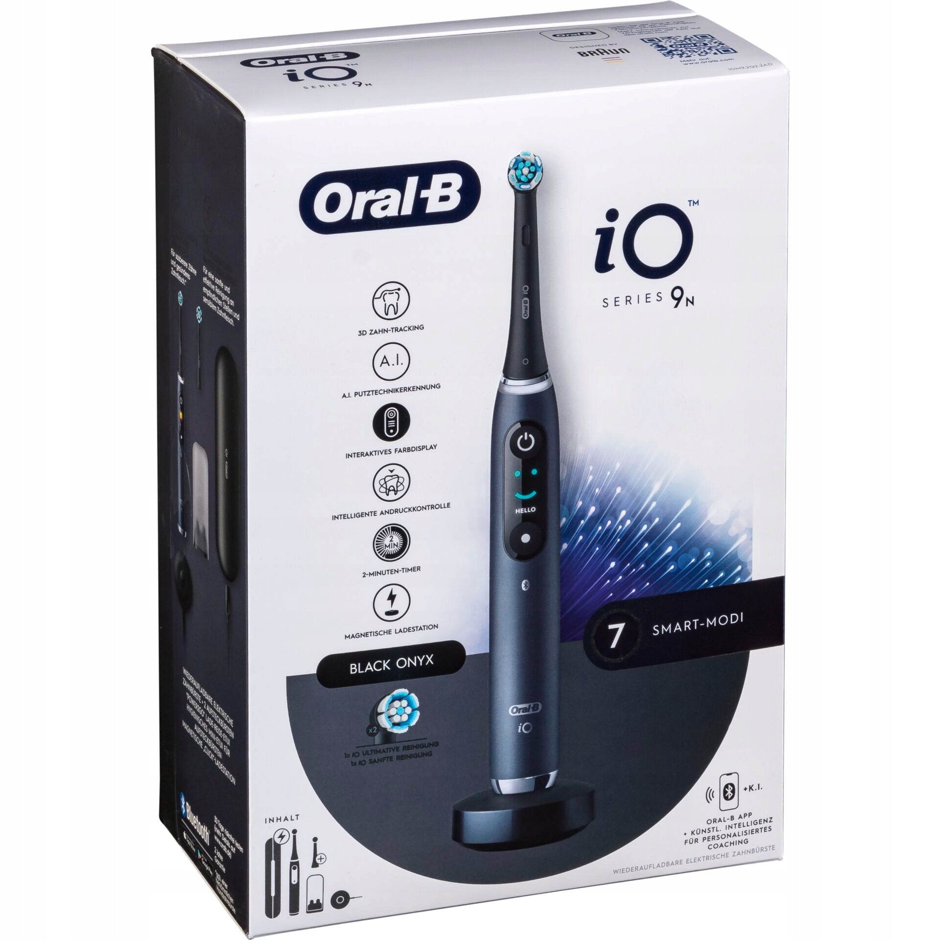 Electric toothbrush Oral-B iO 9N black cordless - ORIGINAL Packaging status original