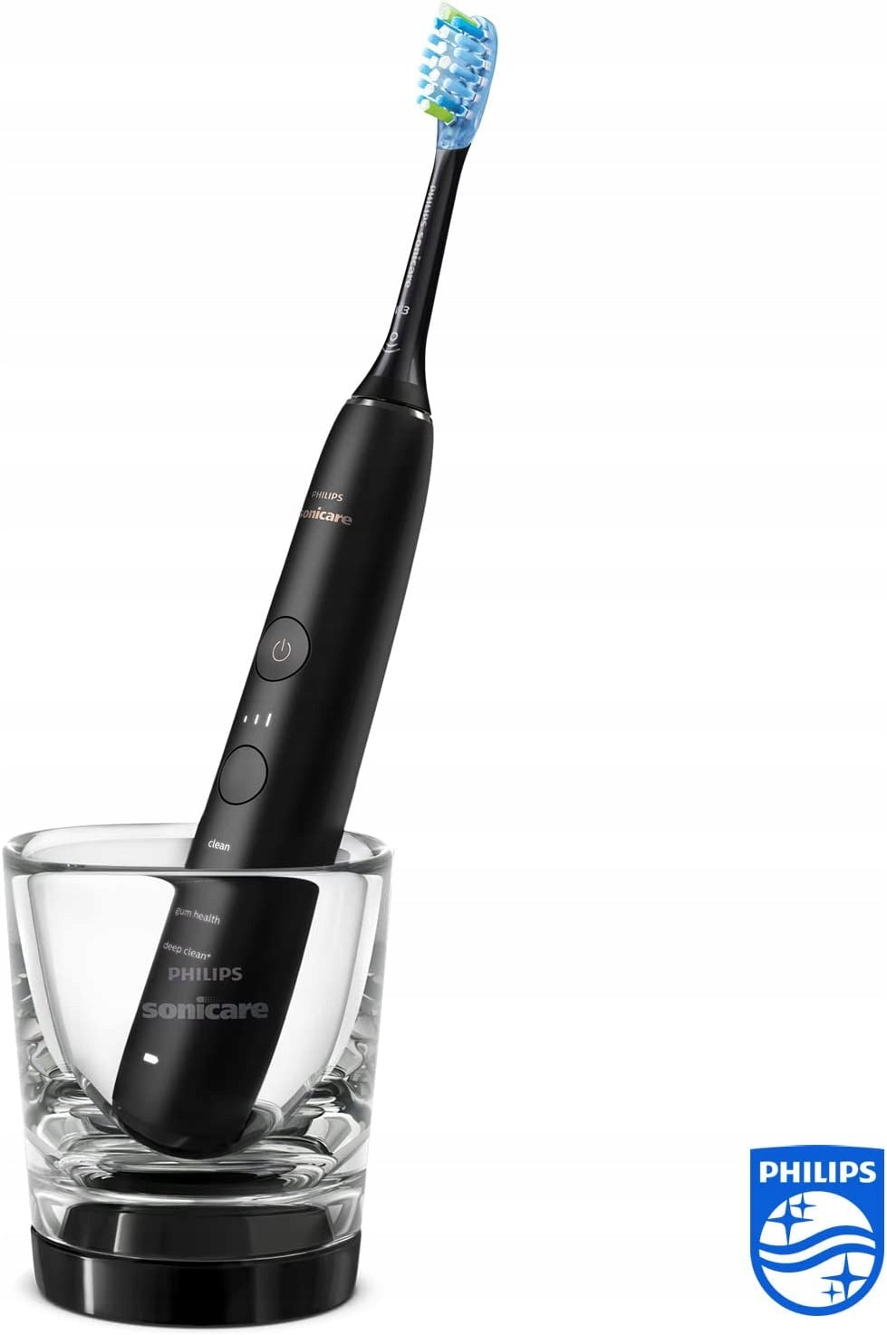 Electric toothbrush Philips Sonicare DiamondClean black 2 tips Manufacturer code HX9914/63