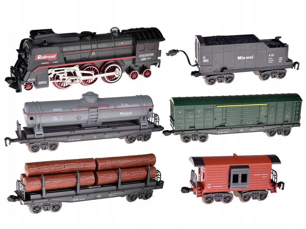 Electric train 185x99cm smoke steams sound effect RC0622 Packaging status original