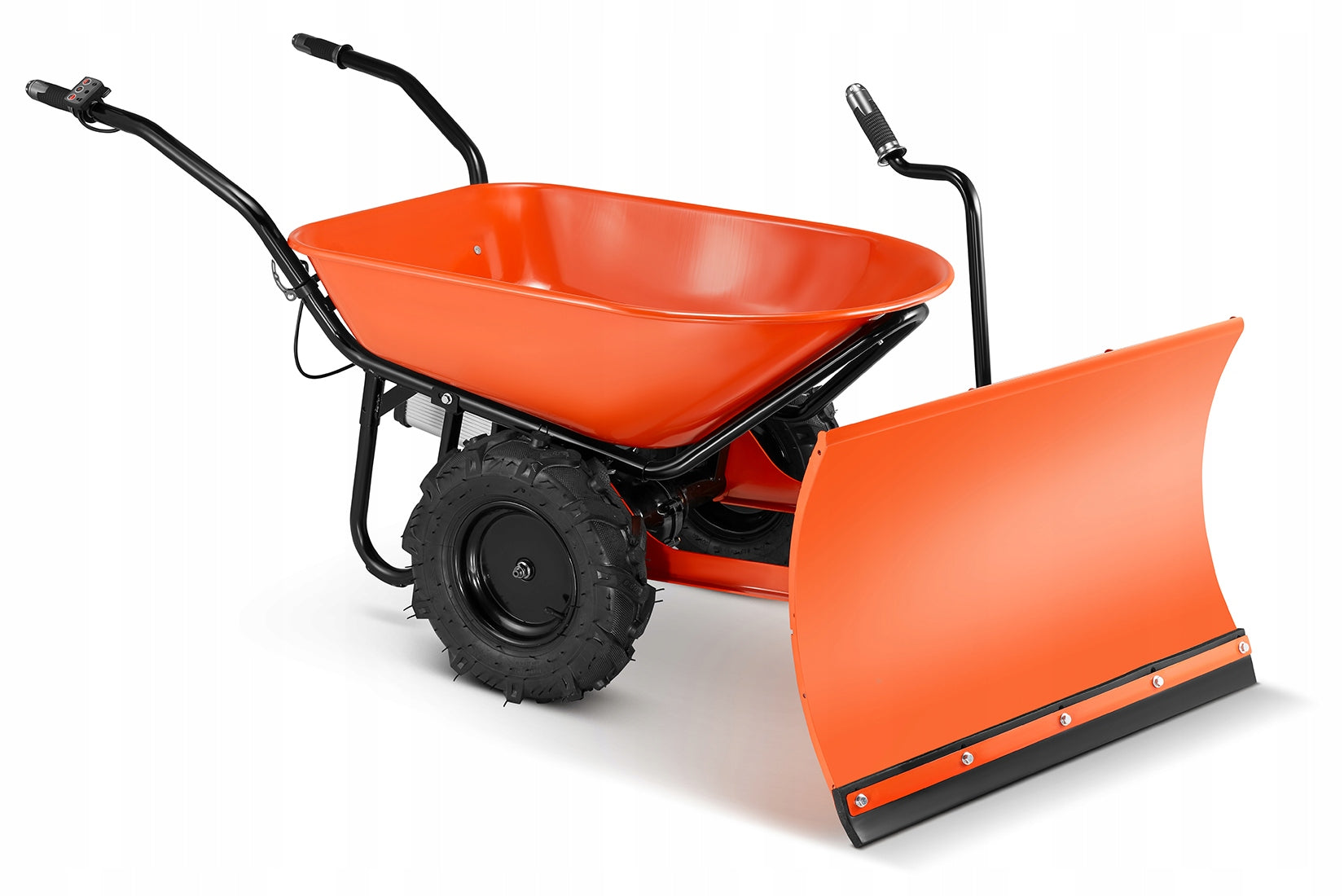 Electric wheelbarrow construction garden cradle BAUMR-AG 3in1 120L 260kg 40V Packaging status original
