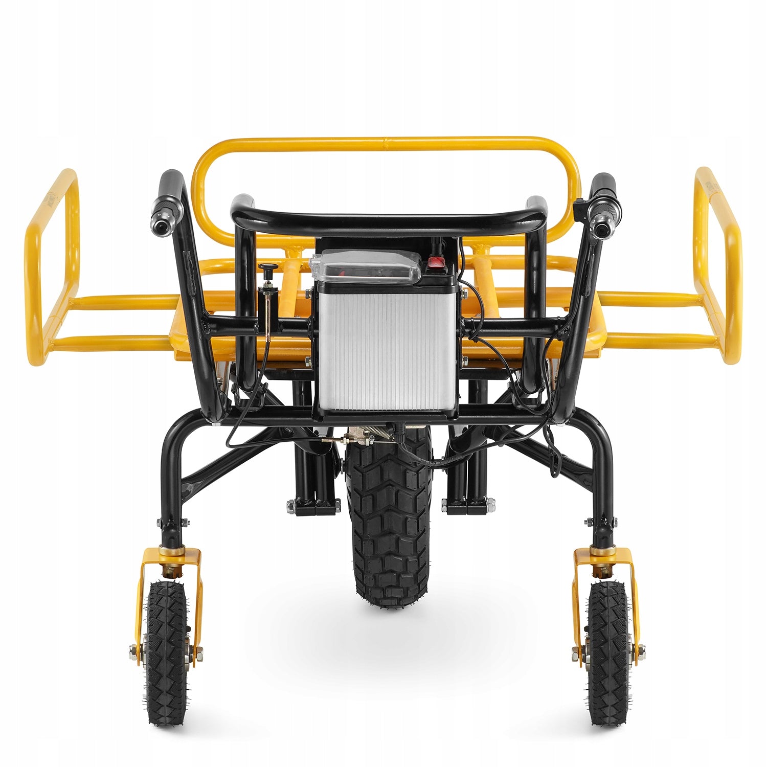 Electric wheelbarrow for battery with drive electric hauler 350W 150kg Wheels number 3