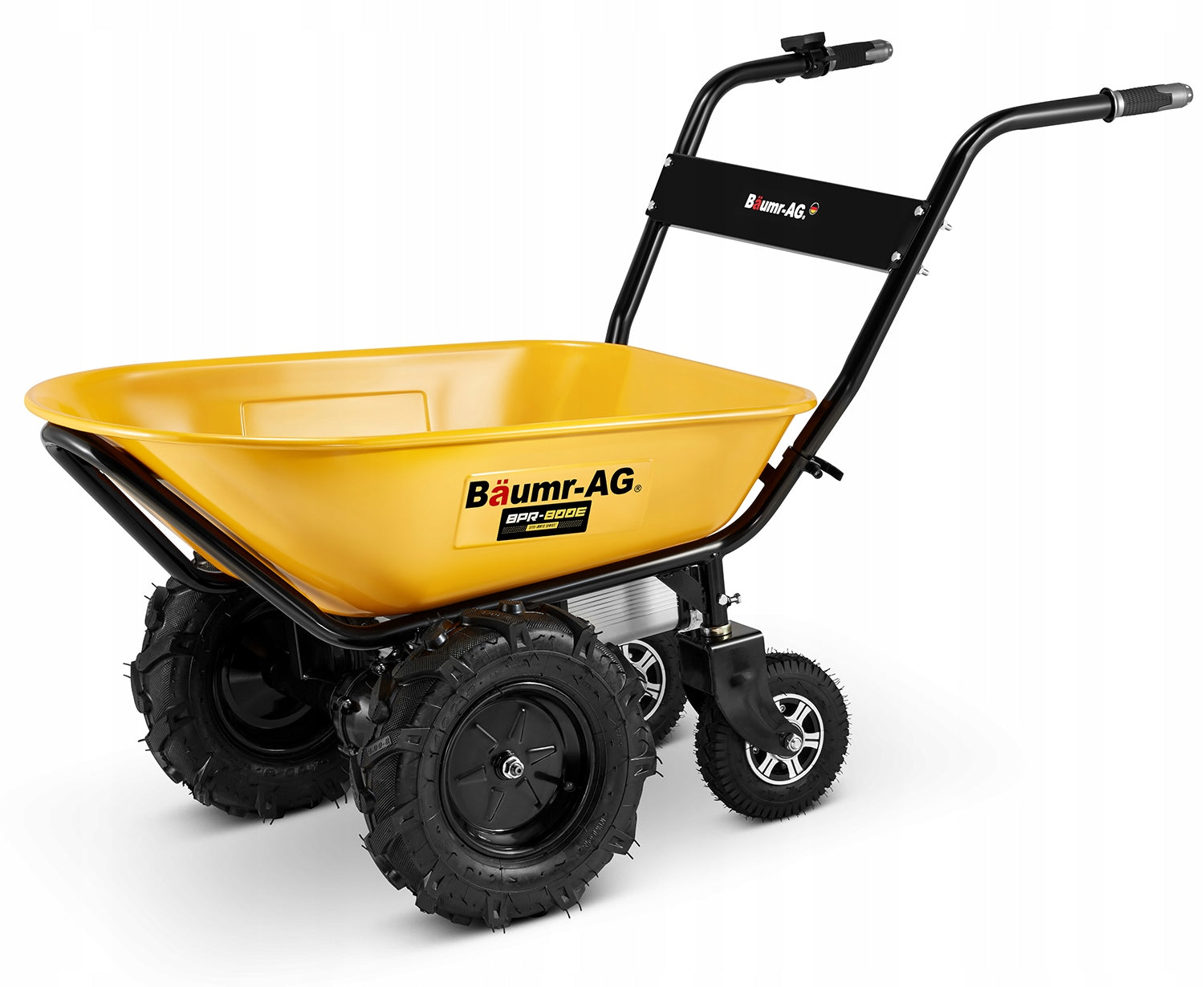 Electric wheelbarrow garden construction hauler 100L BAUMR-AG BPR-800E 260kg Brand Baumr-Ag