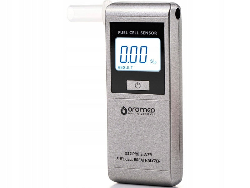 Electrochemical Breathalyzer OROMED X12 Pro Silver